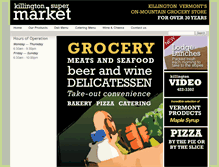 Tablet Screenshot of killingtonmarket.com